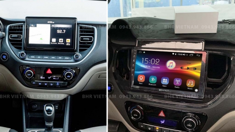 Màn hình DVD Android xe Hyundai Accent 2021 - nay | Bravigo Pro 2 